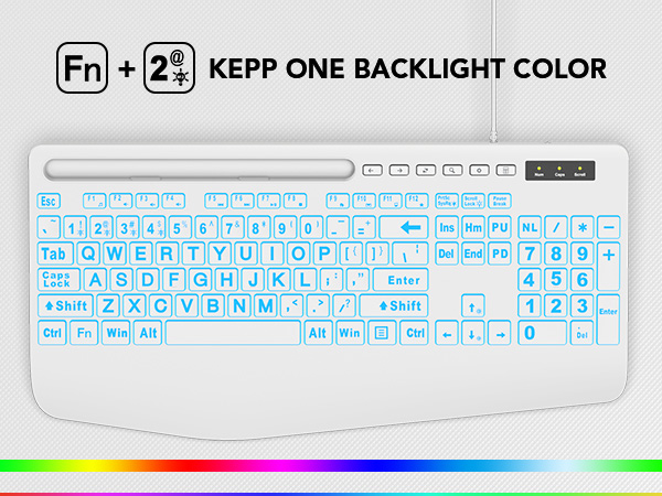 lighted keyboard for pc