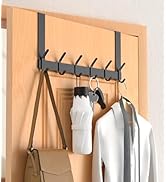 CHAUNCEY HOME Over The Door Hooks Hanger with Extended Arms for Hanging, J7U, Perfectly Fits US S...