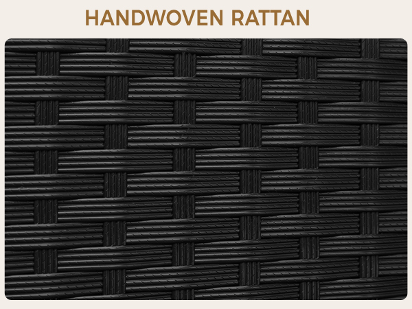 3-Piece Rattan Furniture Set
