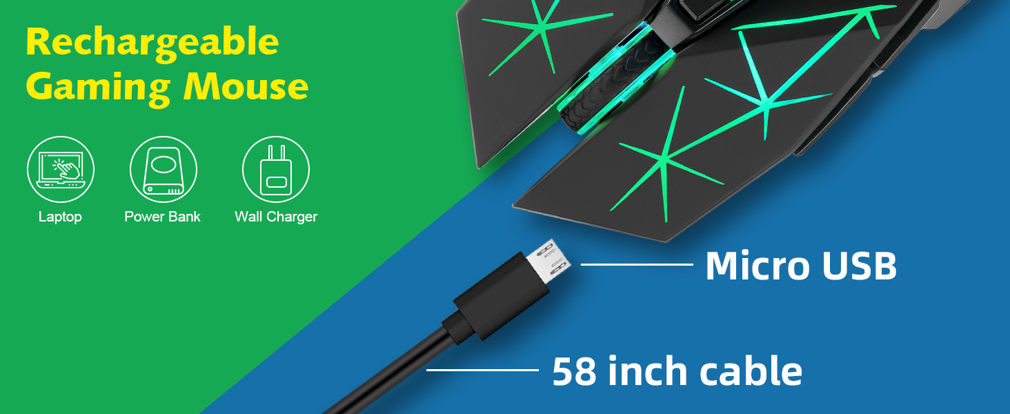 rechargeable gaming mouse