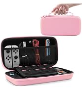 PAWDIARY Pink Switch 2 Carrying Travel Girly Bag, Compatible with Nintendo Switch 2 Carry Case fo...