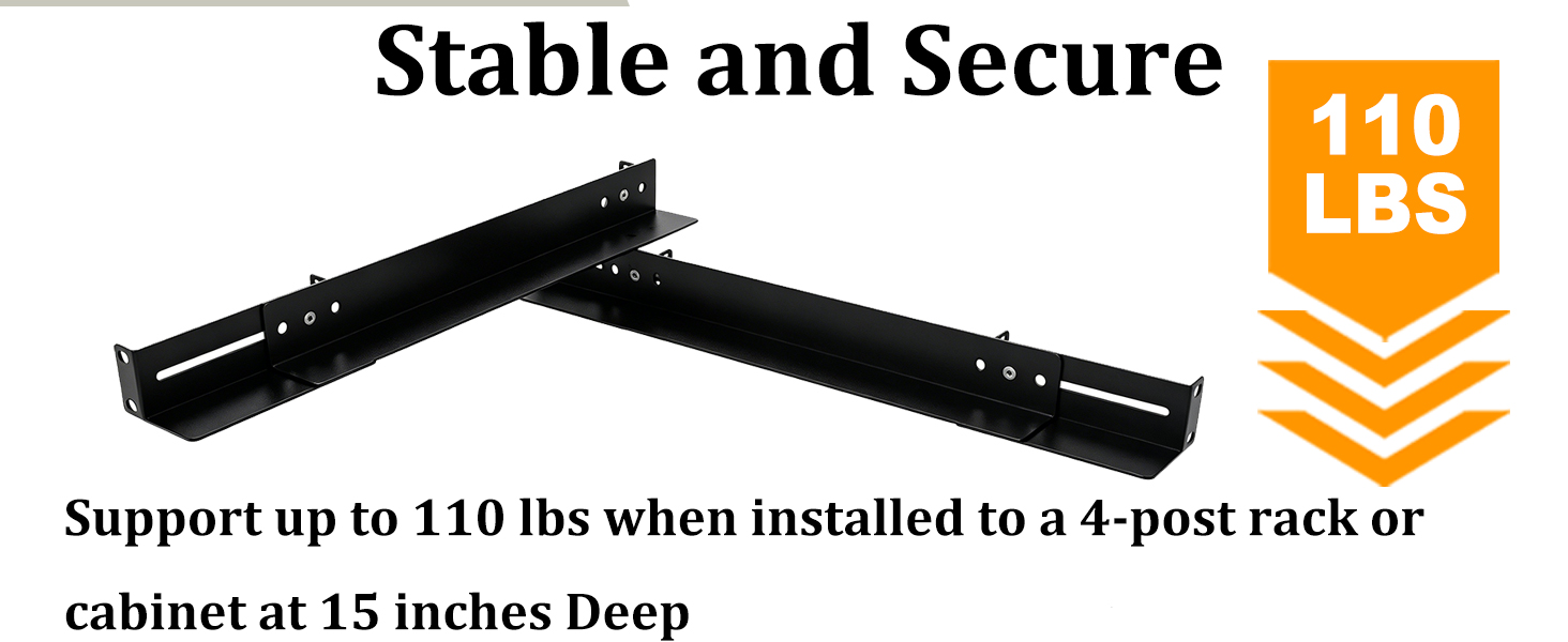 1U server rack rails for 19&amp;#34; racks or cabinets