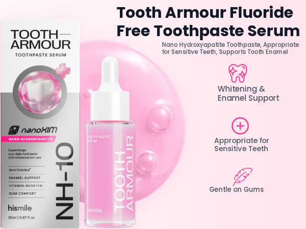 Hismile Tooth Armour Fluoride Free Toothpaste Serum