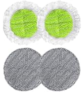 Qimedo Electric Mop M1 Pads,Replacement Pad for Electric Spin Mop,Cordless Electric Mop Replaceme...