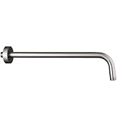 16 Inch Shower Arm with Flange,Stainless Steel 90 Degree Rain Shower Head Extension Arm,Wall-Moun...