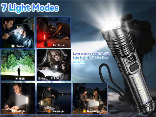 A77-LED flashlight