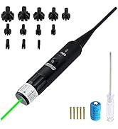 MOSANDON Laser Bore Sight Kit Multiple Calibers, Green/Red Dot Boresighter Set for .177 to 12GA ....