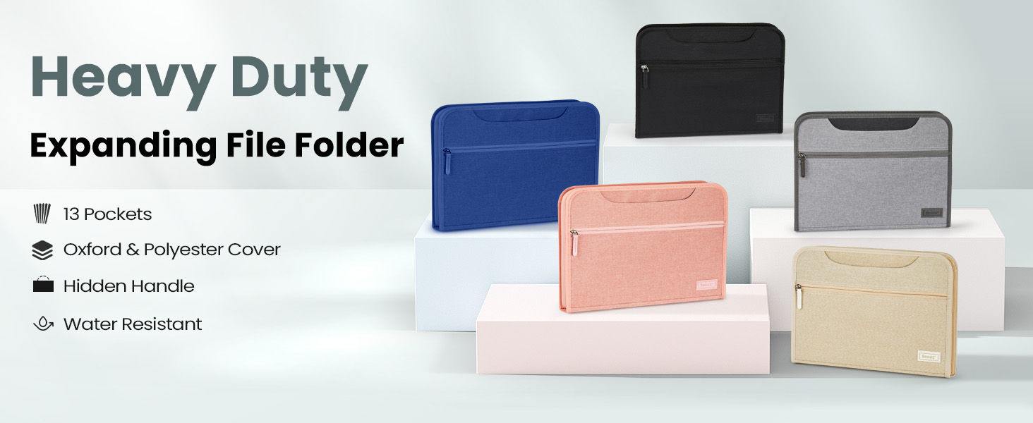  Heavy Duty Accordion File Organizer