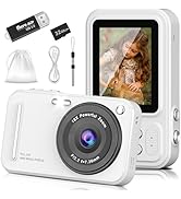 Digital Camera for Kids, 48MP FHD 1080P Point and Shoot Digital Cameras with 16X Zoom Anti-Shake,...