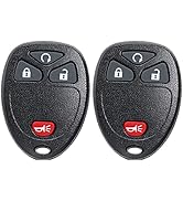 NPAUTO 2-Pack Key Fob Replacement for Chevy Silverado Equinox Traverse Tahoe Avalanche GMC Sierra...