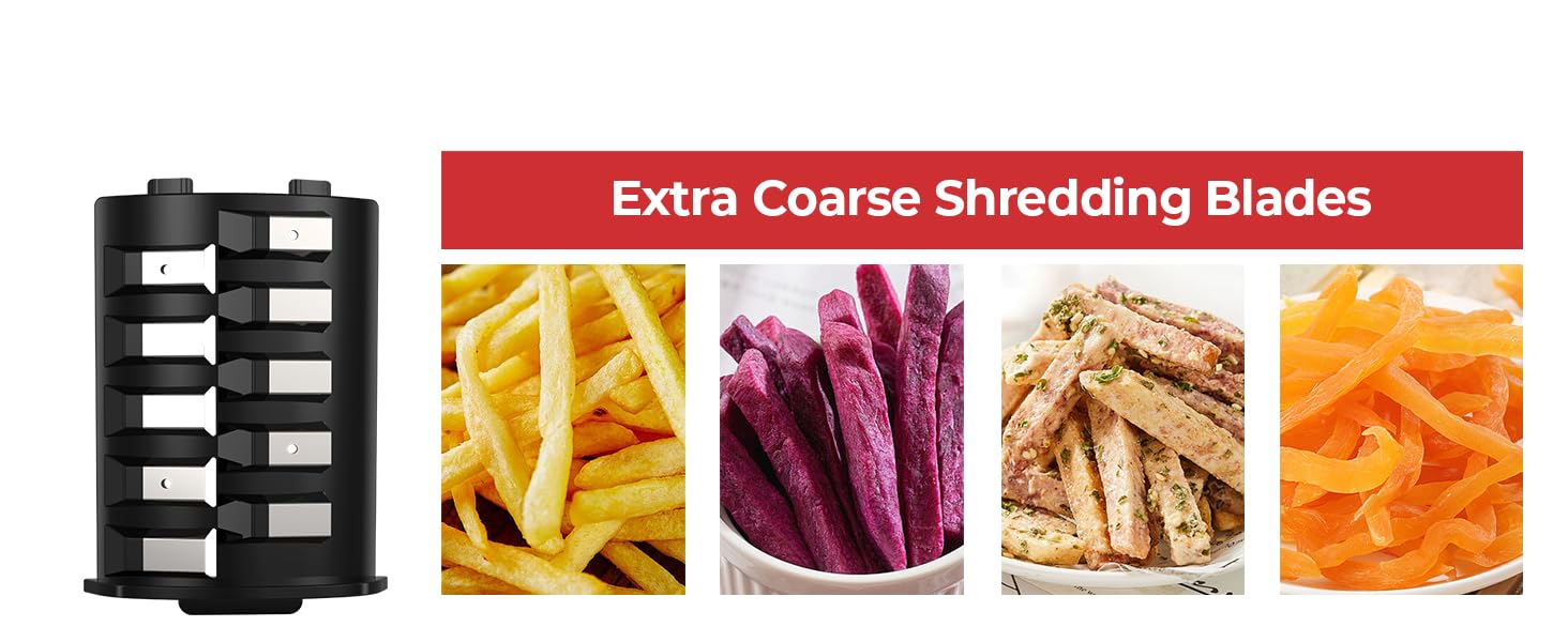 Extra Coarse Shredding Blades