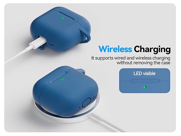 for AirPods 4 Case Cover 2024 with Cleaner Kit