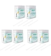 Kisangel 6Boxes Cotton Swabs Baby Ear Spoon Cosmetic Swabs Buds Swabs for Kids Double-Headed Swab...