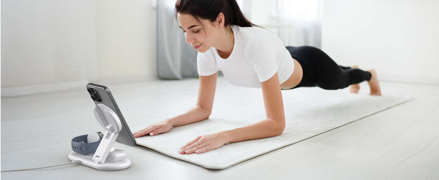 3 in 1 magsafe wireless charger stand