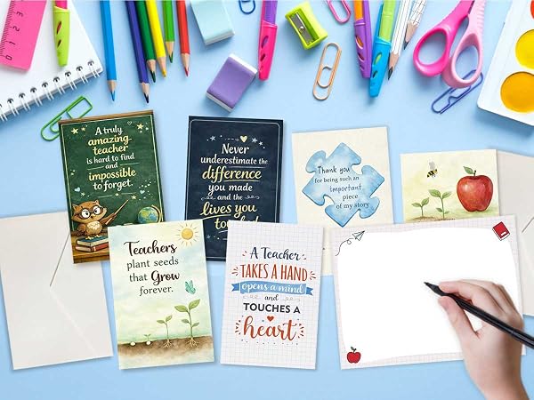 Teacher Thank You Card bulk