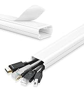 TV Cord Hider - 39 Inch Cord Covers for Wall Mounted TV Cable Hider Wall Kit | Wire Hiders for TV...