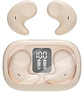 Piluyaa Sleep Earbuds Bluetooth in Ear Light-Weight Headphones, Mini Invisible Earplugs Small Des...