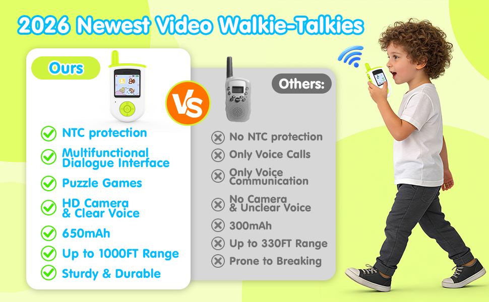 outdoor / outside toys for kids kid phones for girls mini walkie talkies walkie talkie for kids