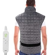 Large Heating Pad for Neck,Shoulder and Back,38" x 24" Full Weighted Heating Pad for for Back Pai...