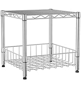 VANZBON Stacking Shelf (2 Tier,15"x14"x15"(WxDxH))