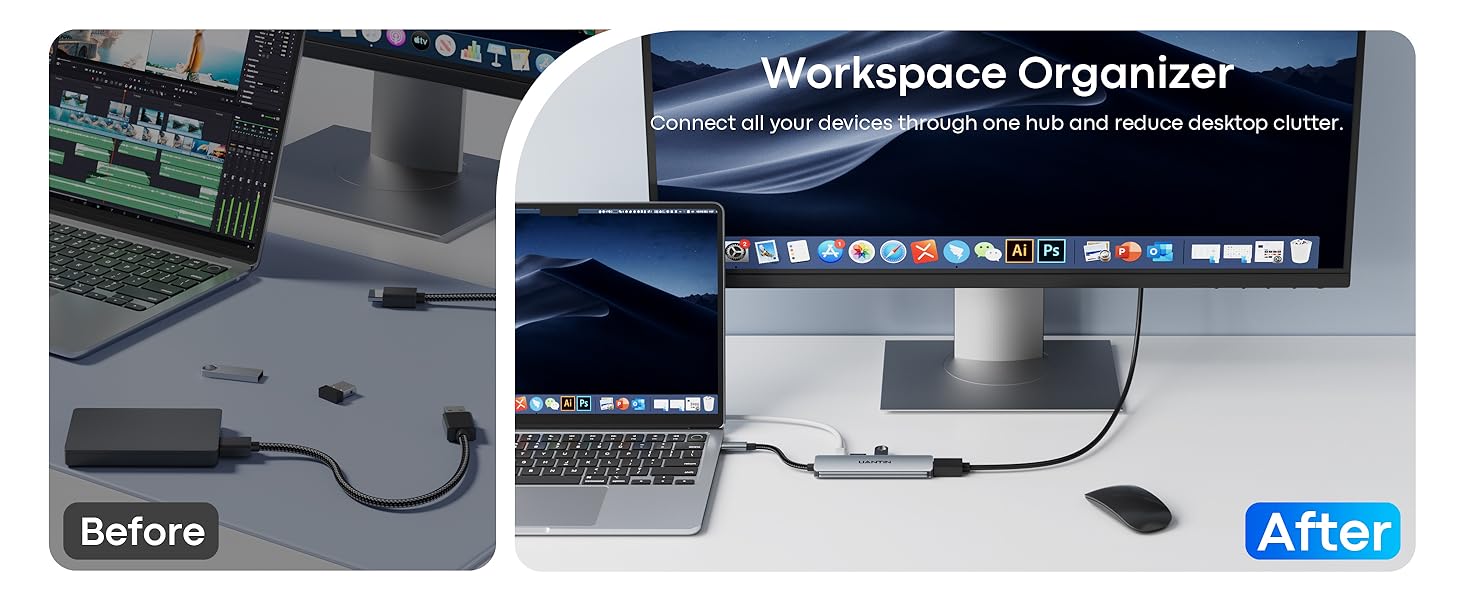 usb c hub multiport adapter