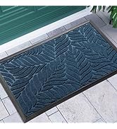 Yimobra Front Door Mat Outdoor Indoor, 29.5x17 All-Season Waterproof Welcome Mat, All-Weather Out...