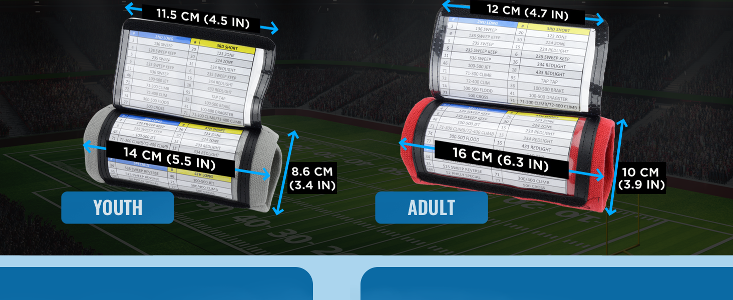 Sports Unlimited Football Wrist Coach - Youth and Adult Size