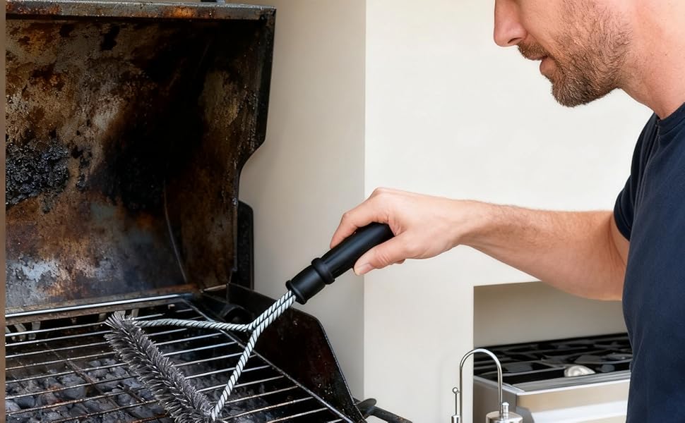 EFFORTLESS GRILL CLEANING!