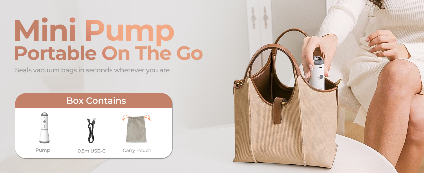 Mini Pump Portable On The Go and Box Contains