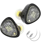 Herdslive TANGZU Wan’er II S.G 2nd Gen IEM with PET Diaphragm 10mm Dynamic Driver Earbuds, Flat 2...