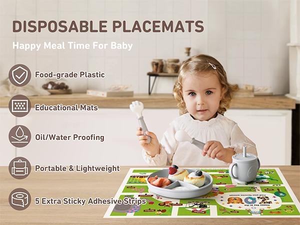 Disposable Placemats for Baby