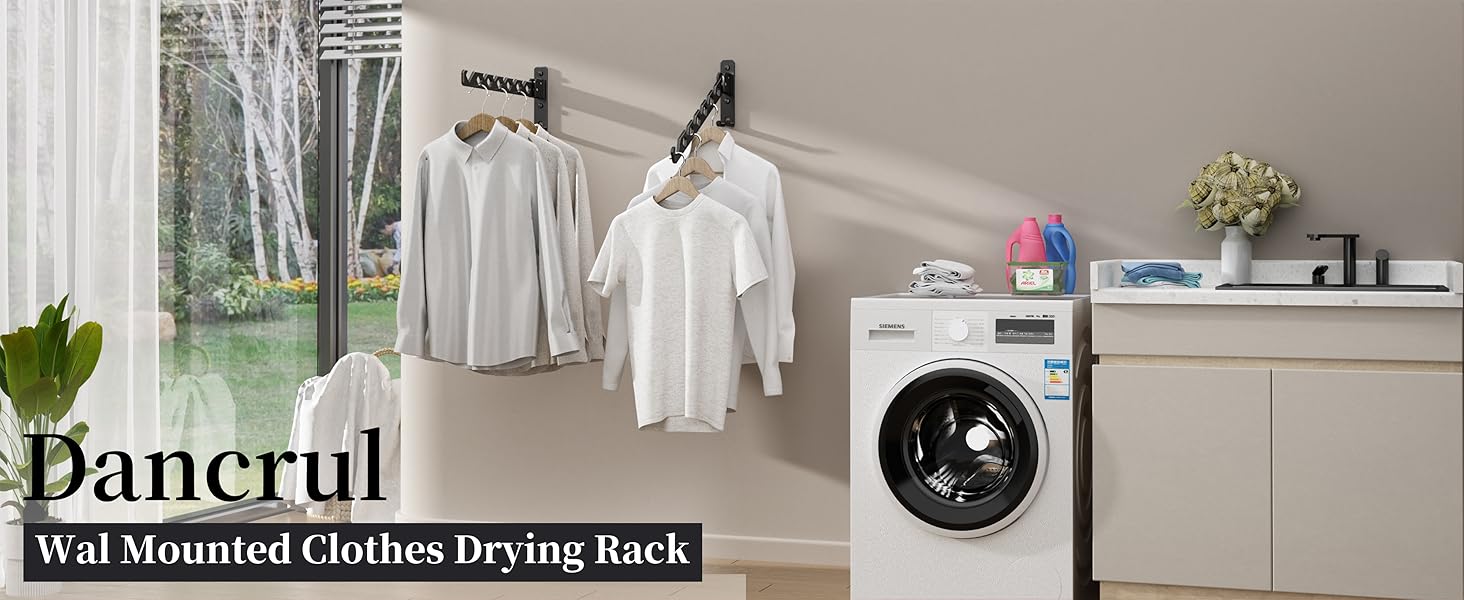 wall mounted clothes hanger