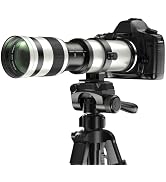 EF/EF-S 420-800mm F8.3 Telephoto Zoom Lens(MF) for Canon EOS Rebel T8i/T7i/T7/T6i/T5/T3i/T2i/XSi/...