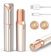 Facial Hair Removal for Women Men, Electric Shaver for Women,Eyebrow &amp; Facial Trimmer,Double Rota...