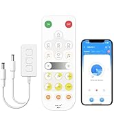 MIWISE LED Dimmer,Smart WiFi+Bluetooth Dimmable Controller with RF Remote,Work with Alexa/Google,...