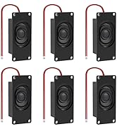 AITIAO 6PCS 3 Watt 4 Ohm Mini Speaker With JST-PH2.0 Interface for Small Electronic Projects, Adv...