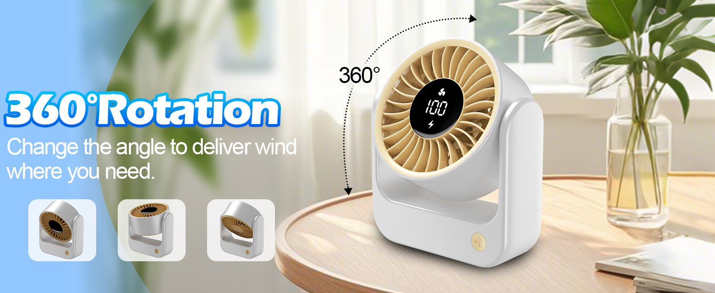 desk fan quiet