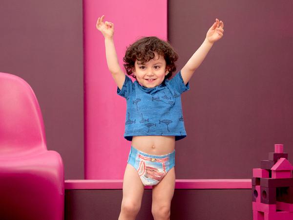 Toddlers are always on the go. Pull-Ups allow you to make quick changes while they are standing up.