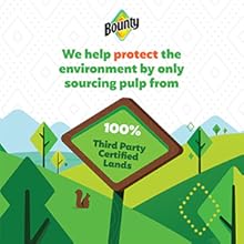 Bounty helps to protect the environment by only sourcing pulp from 100% Third Party Certified Lands