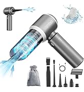 HRYCF Car Vacuum Cordless, Mini Portable Vacuum Cordless for Car, 4-in-1 20000PA High Power Porta...