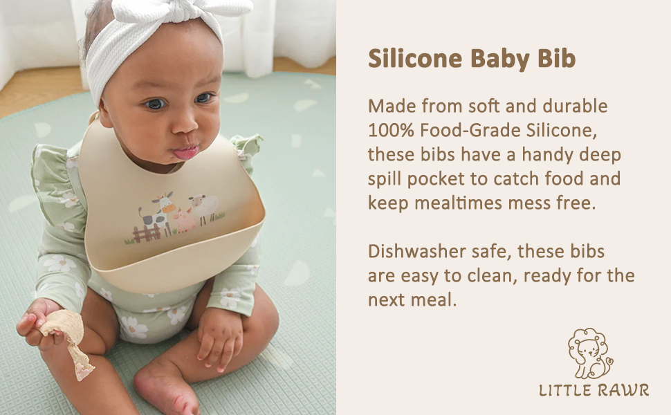 silicone baby bib