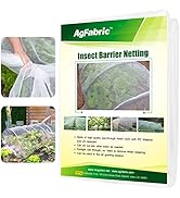 Agfabric Garden Netting 10'x20' Insect Pest Barrier Bird Netting for Garden Protection,Row Cover ...