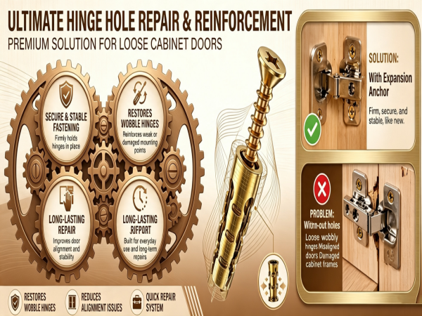 hinge repair screw &amp;amp; expansion anchor