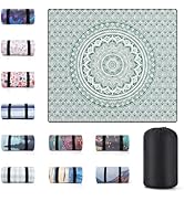 memKiya 60x80" Extra Large Picnic Blankets Waterproof Sandproof Couple Outdoor Beach Blanket Fold...