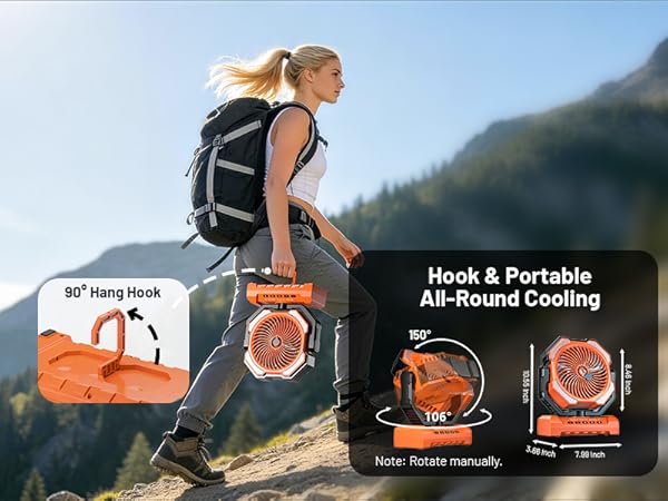 mist fan portable