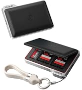 ULANZI DC01 Memory Card Case &amp; USB-C Reader, 4 SD + 4 TF Slots | 312MB/s UHS-II, Dual-Slot Read, ...