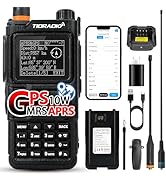 TIDRADIO TD-H9 10Watt GPS/APRS GMRS Radio Handheld,Spectrum Analysis,Web Upgrade,Bluetooth Progra...