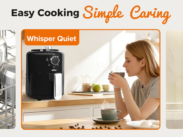 bear mini air fryer 2.1qt dishwasher safe