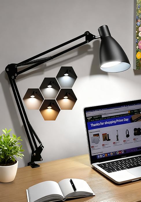 LED Desk Lamp with Clamp