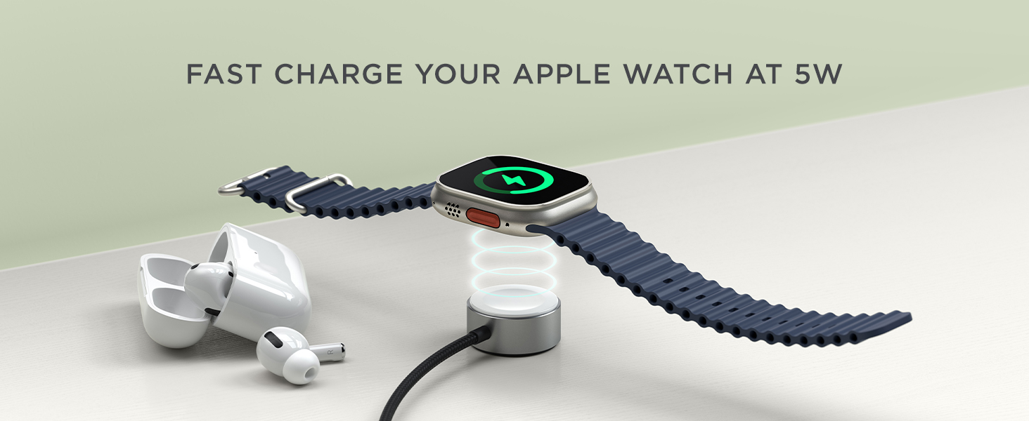 USB-C Fast Charging Cable for Apple Watch